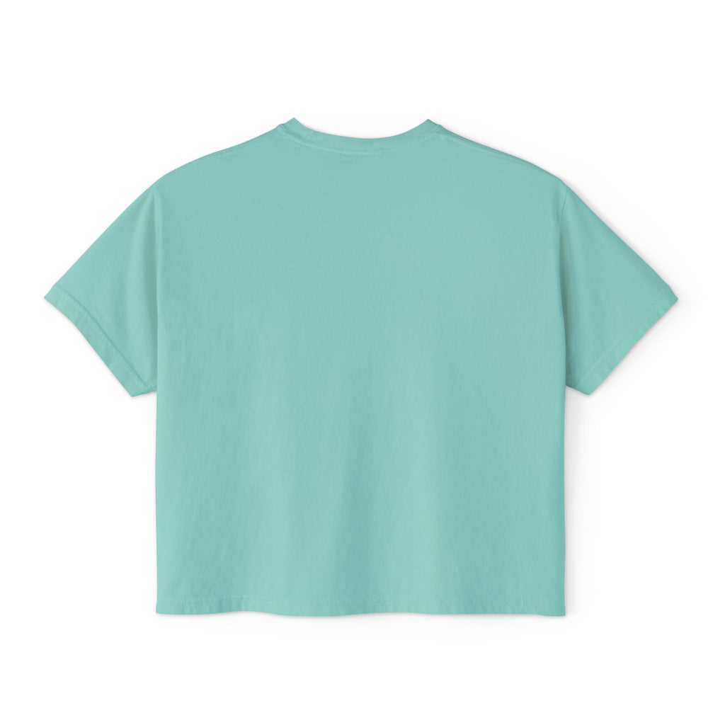 Women's Boxy Tee – Tribal Geometric Graphic