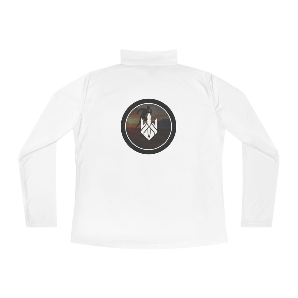 Ladies Quarter-Zip Pullover — Warrior Roots Active Performance Pullover