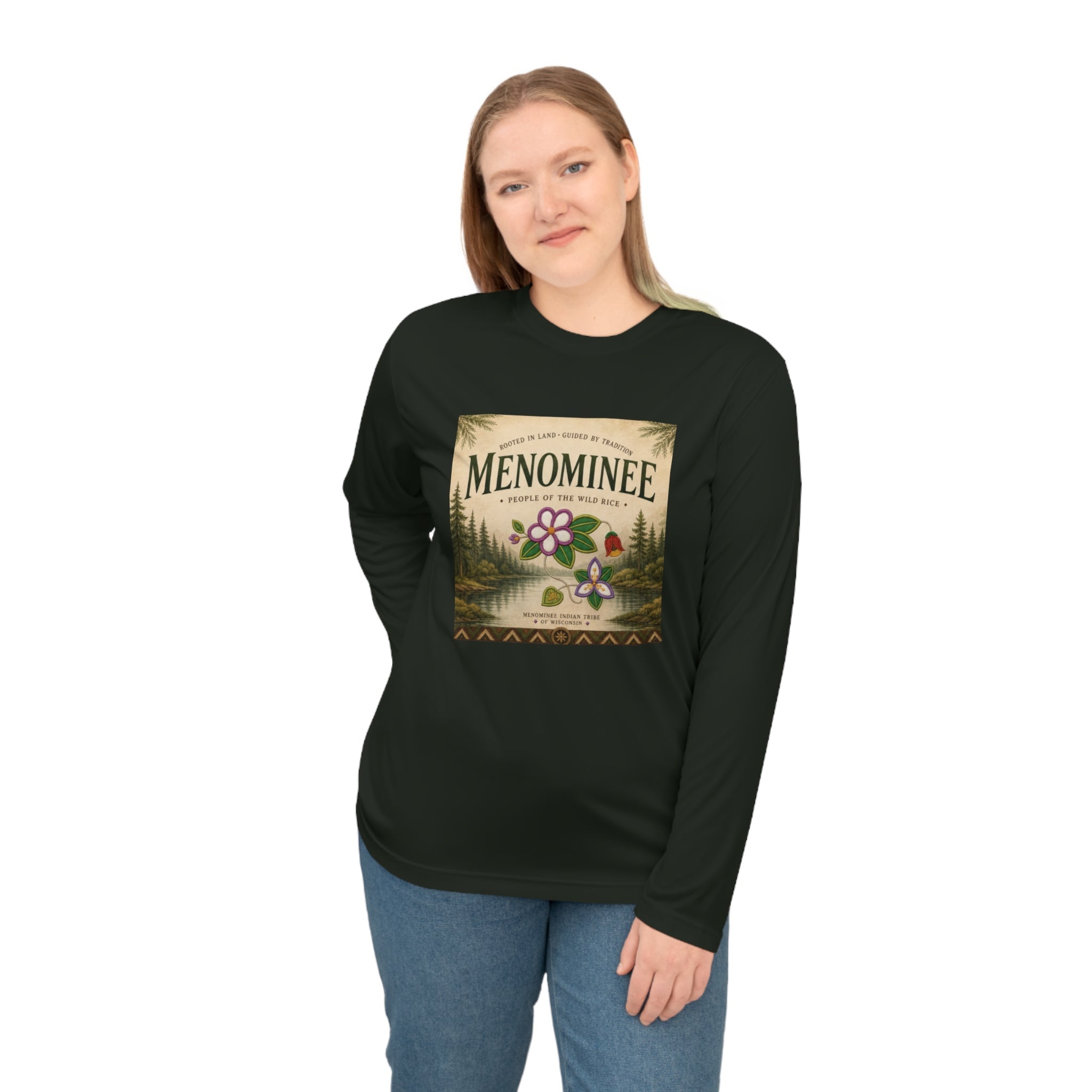 Menominee Nature Graphic Long Sleeve Shirt