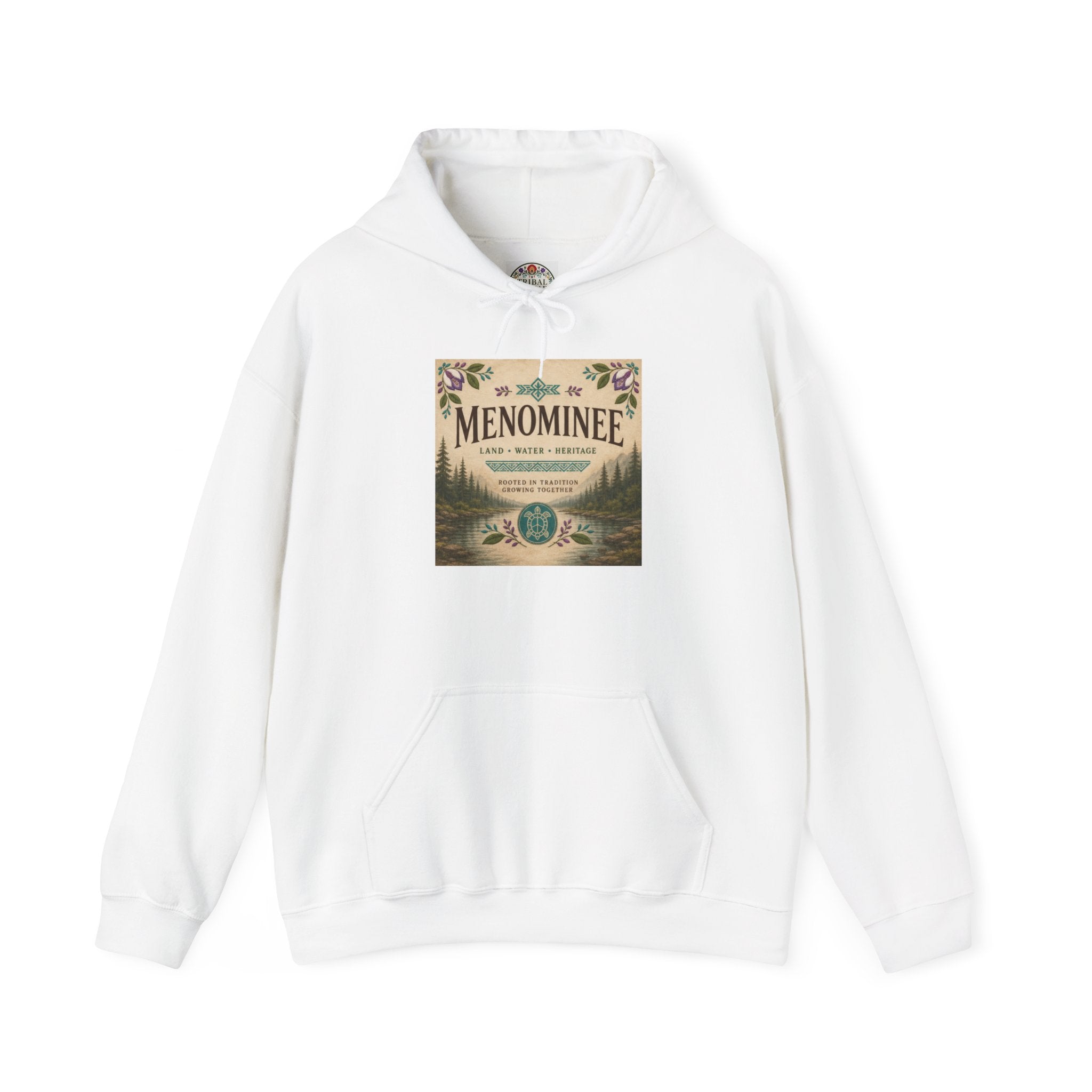 Menominee Hoodie — Vintage Tribal Eagle Native Pride Sweatshirt
