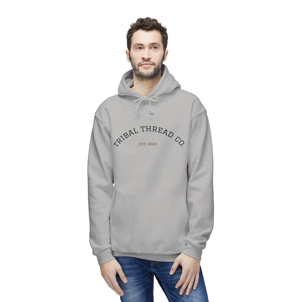 Tribal Thread Co. Graphic Hoodie — Geometric Spiritual Symbol Back Print
