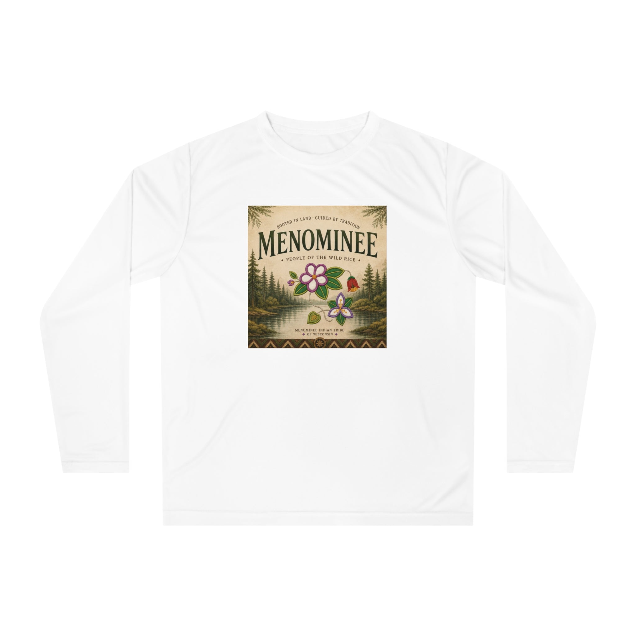 Menominee Nature Graphic Long Sleeve Shirt