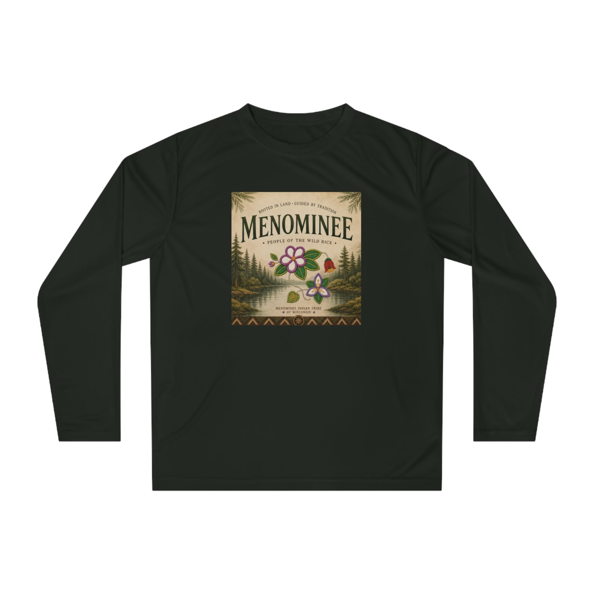 Menominee Nature Graphic Long Sleeve Shirt