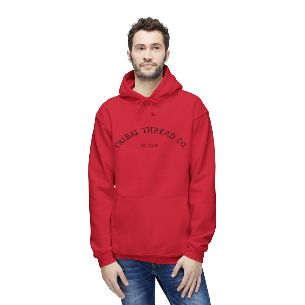 Tribal Thread Co. Graphic Hoodie — Geometric Spiritual Symbol Back Print