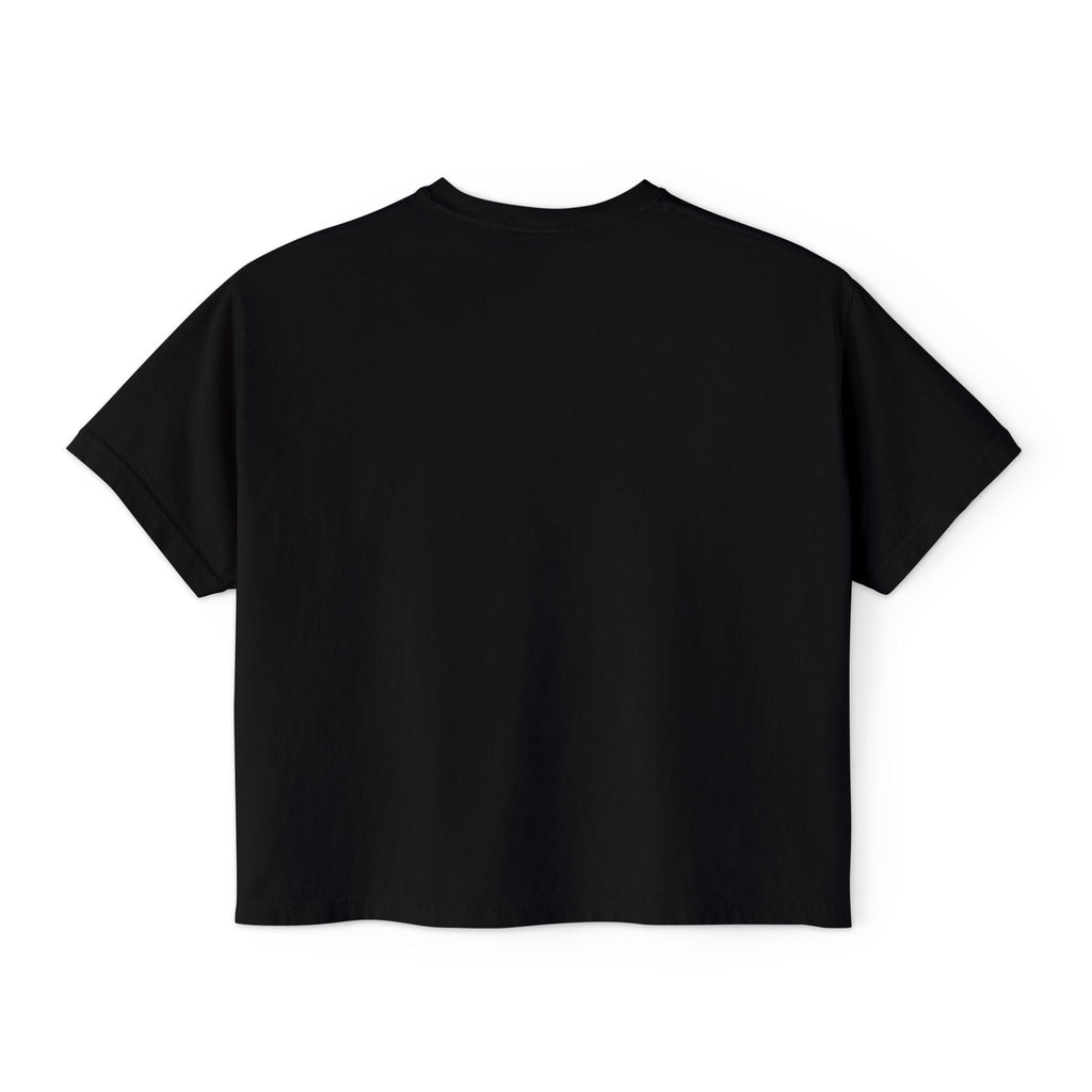 Women's Boxy Tee – Tribal Geometric Graphic
