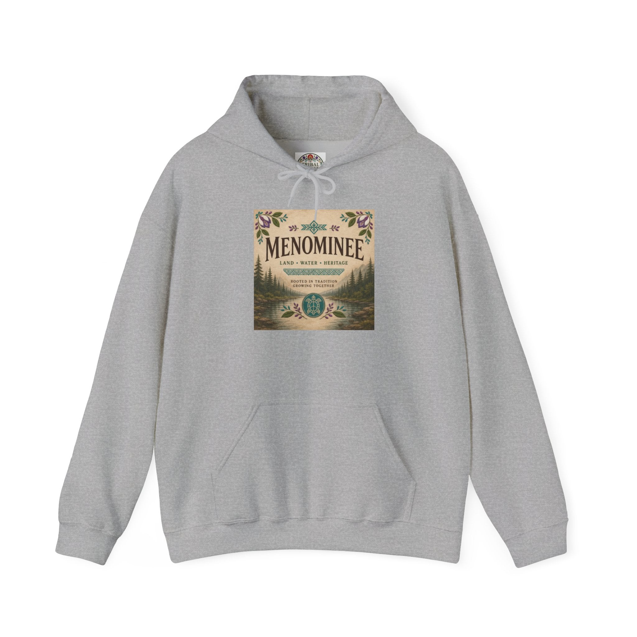 Menominee Hoodie — Vintage Tribal Eagle Native Pride Sweatshirt
