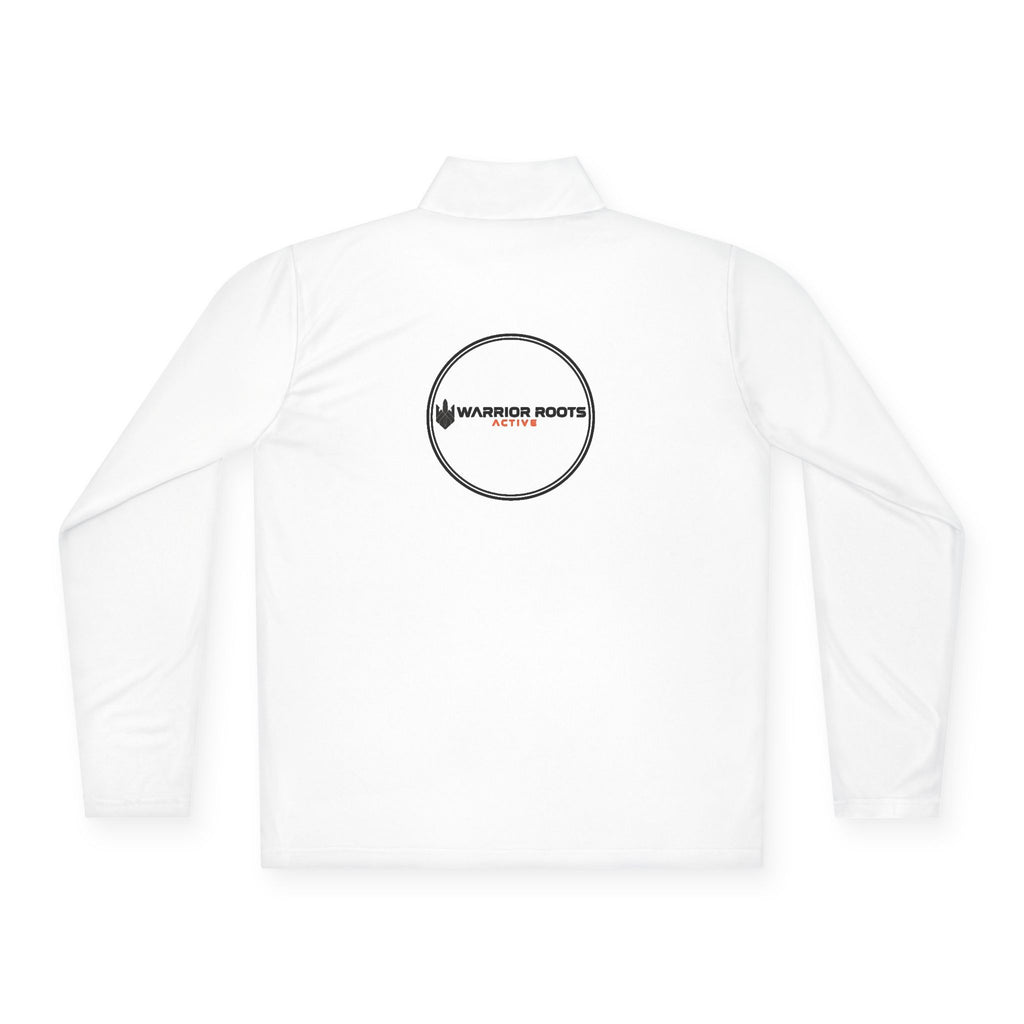 Quarter-Zip Pullover — Minimalist Warrior Roots Active Logo