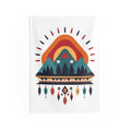 Mountain Dreamcatcher Tapestry – Sunset Forest Wall Art