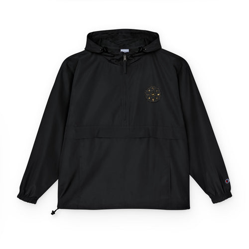 Champion Packable Anorak Jacket — Constellation Patch Outdoor Windbreaker
