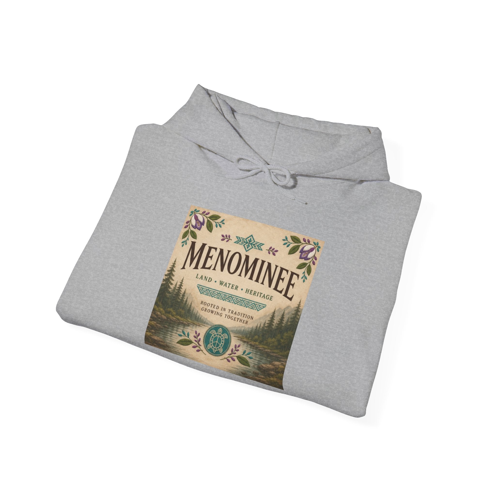 Sweat à capuche Menominee – Sweat-shirt vintage Tribal Eagle Native Pride