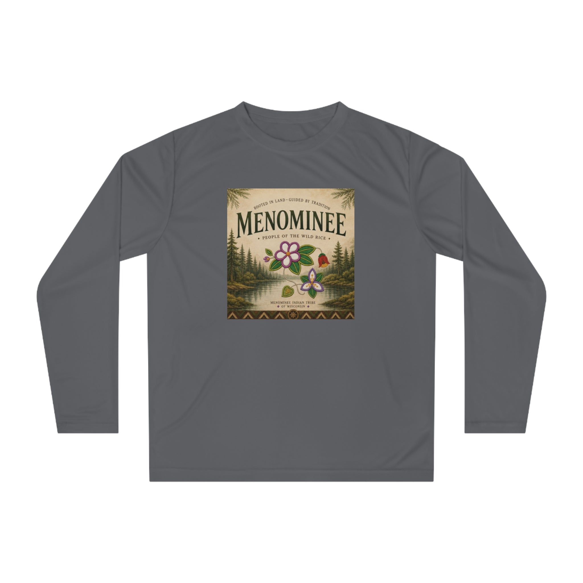 Menominee Nature Graphic Long Sleeve Shirt