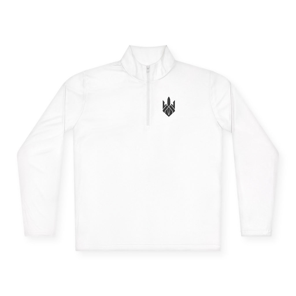 Quarter-Zip Pullover — Minimalist Warrior Roots Active Logo