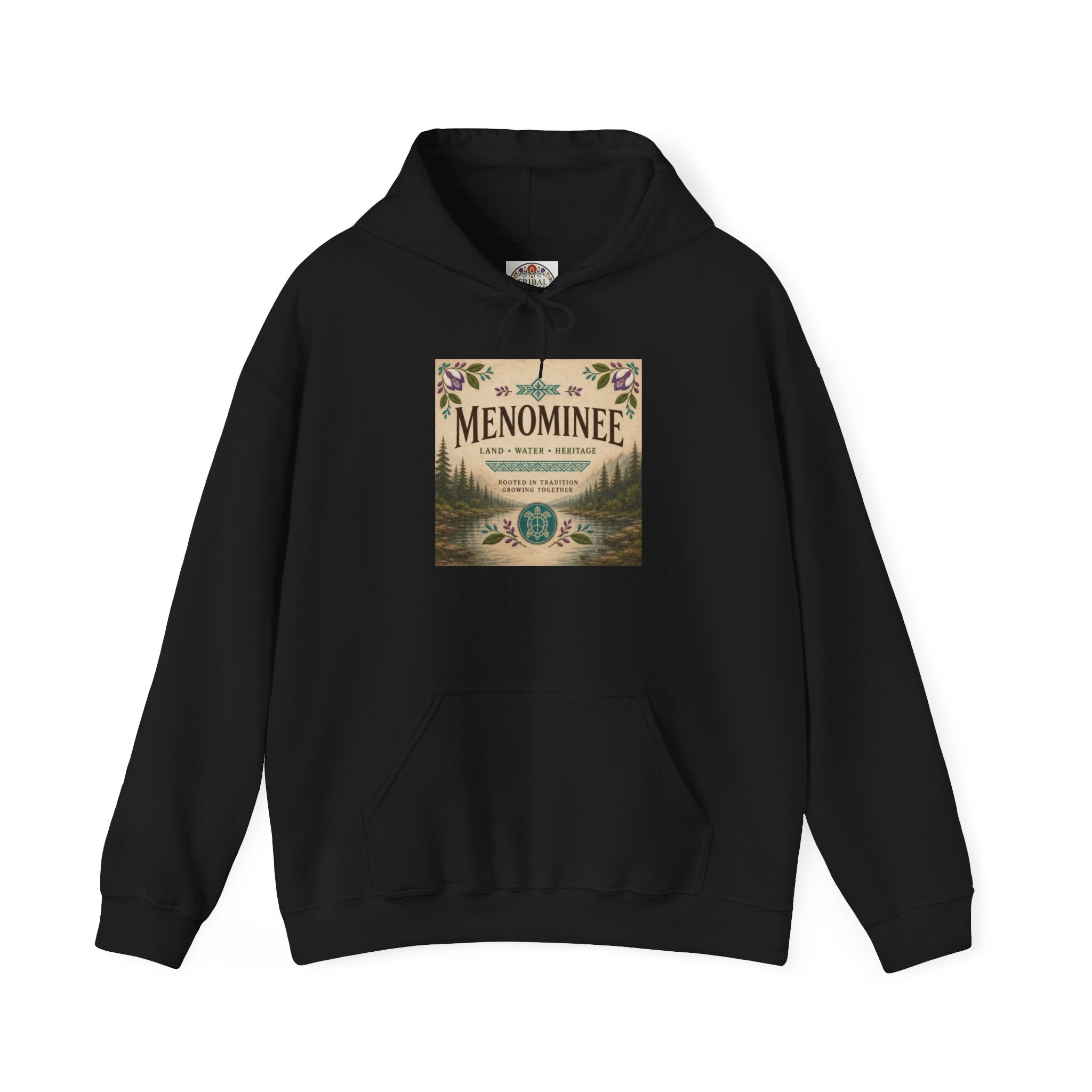 Menominee Hoodie — Vintage Tribal Eagle Native Pride Sweatshirt