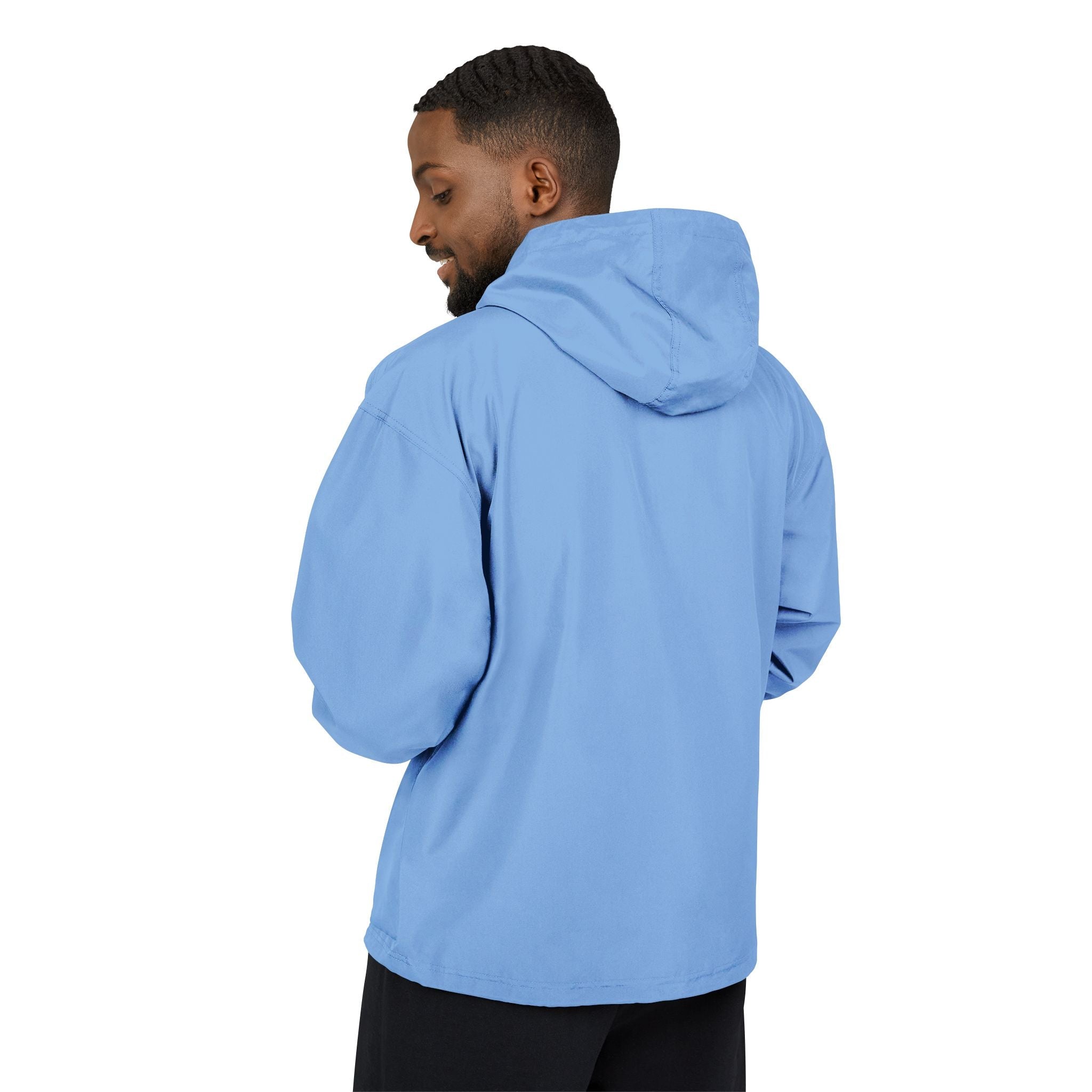 Packable Anorak Jacket — Yellow Windbreaker with Floral Patch