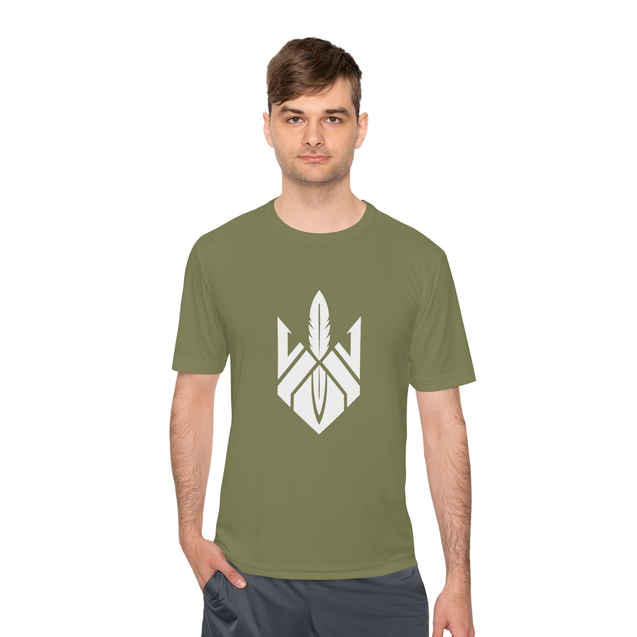 Warrior Roots Active Tee — Logo Performance Shirt