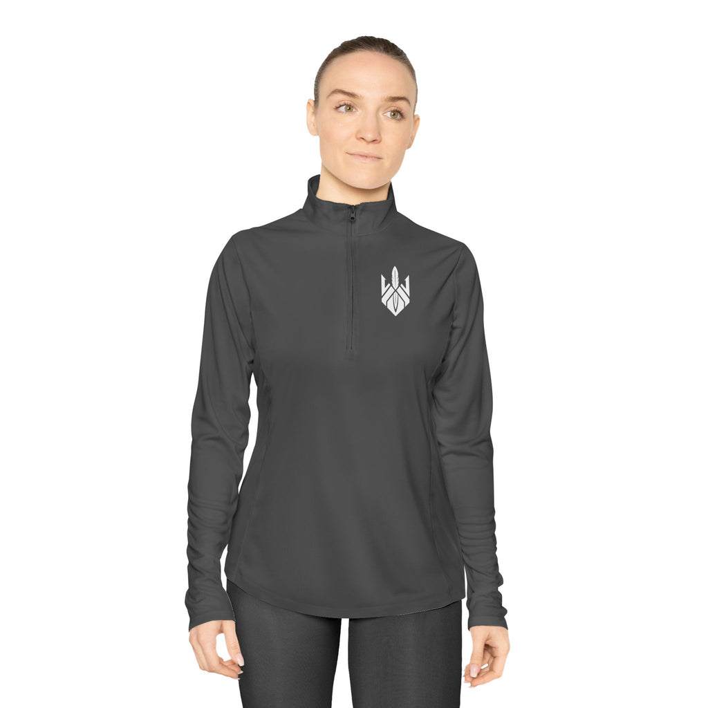 Ladies Quarter-Zip Pullover — Warriors Roots Active