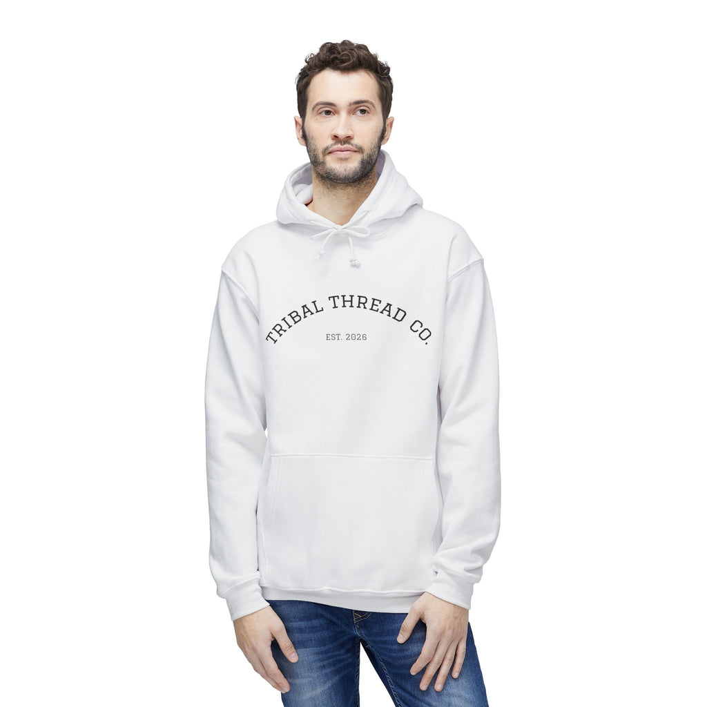 Tribal Thread Co. Graphic Hoodie — Geometric Spiritual Symbol Back Print