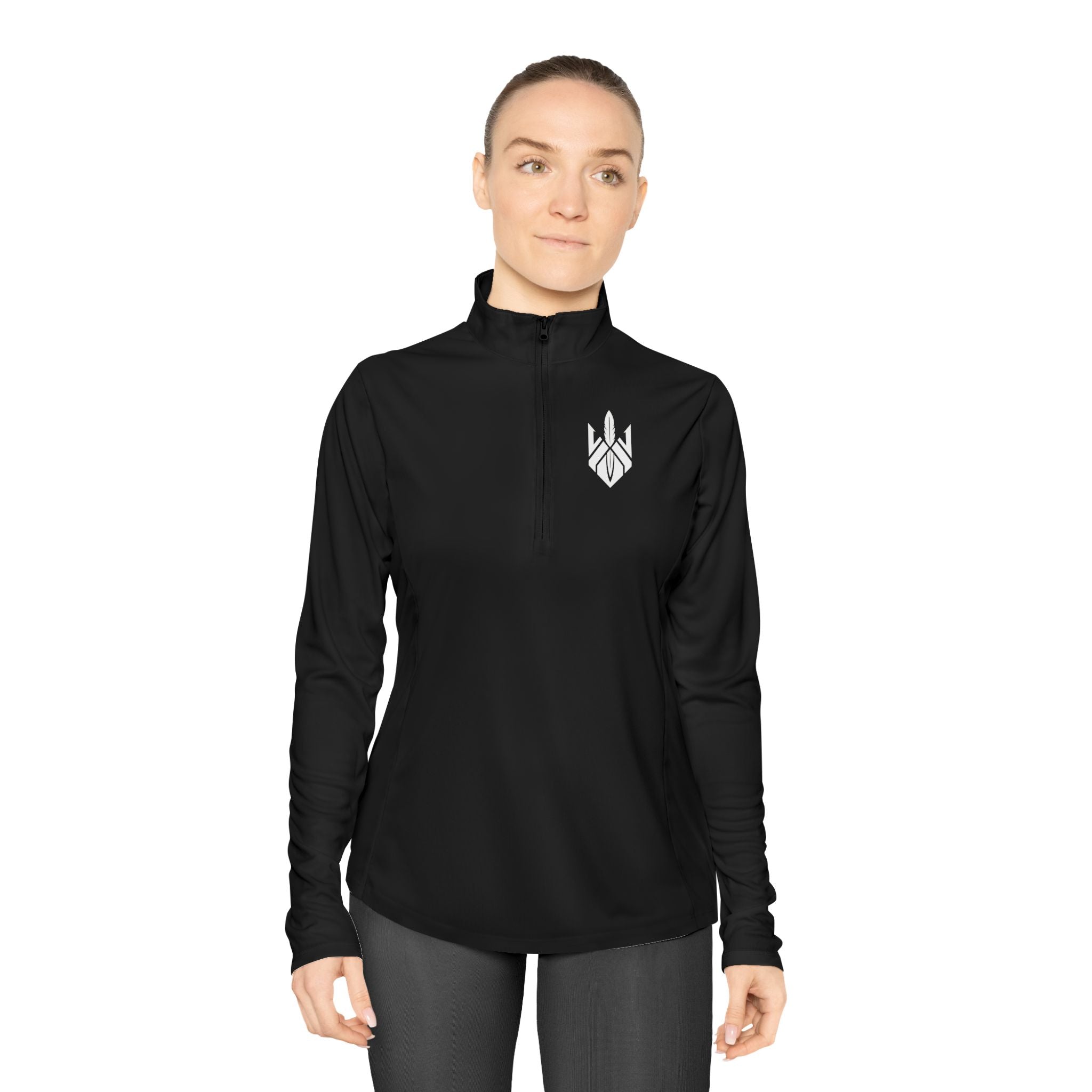 Ladies Quarter-Zip Pullover — Warriors Roots Active