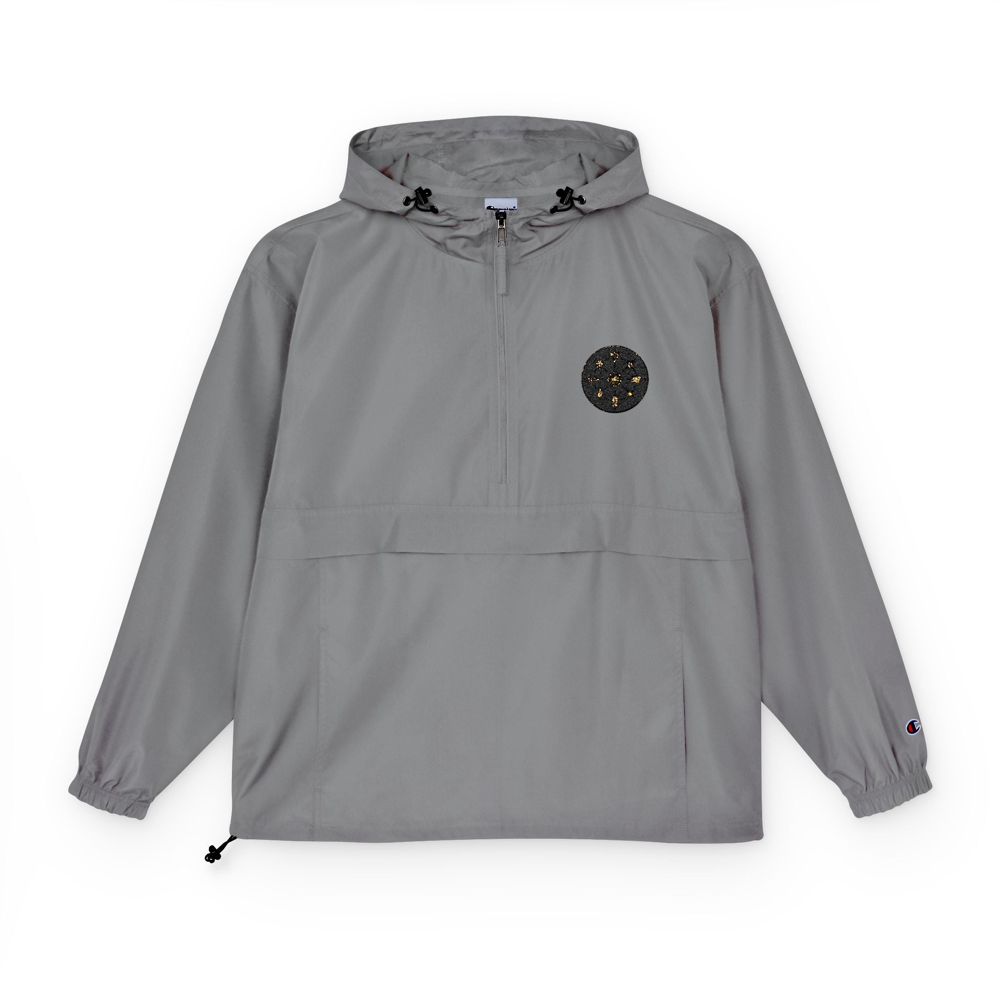 Champion Packable Anorak Jacket — Constellation Patch Outdoor Windbreaker