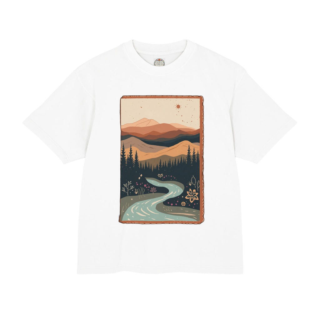 Retro Mountain Landscape T-Shirt