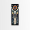 Dreamcatcher Deer Canvas Print Featuring Boho Sacred Geometry