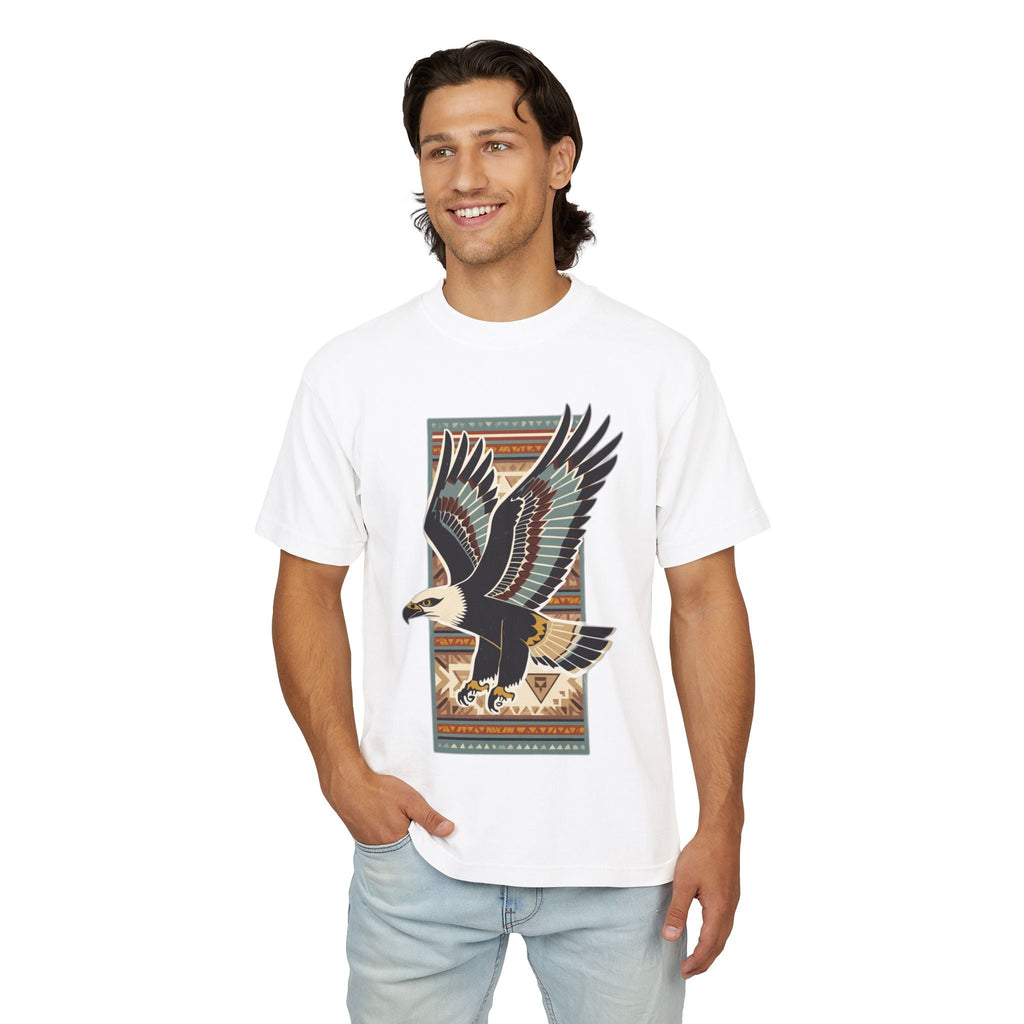 T-shirt graphique Aigle — T-shirt vintage Aigle volant style sud-ouest