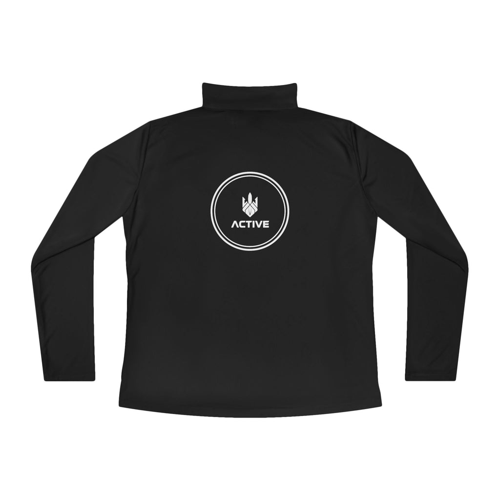Ladies Quarter-Zip Pullover — Warriors Roots Active