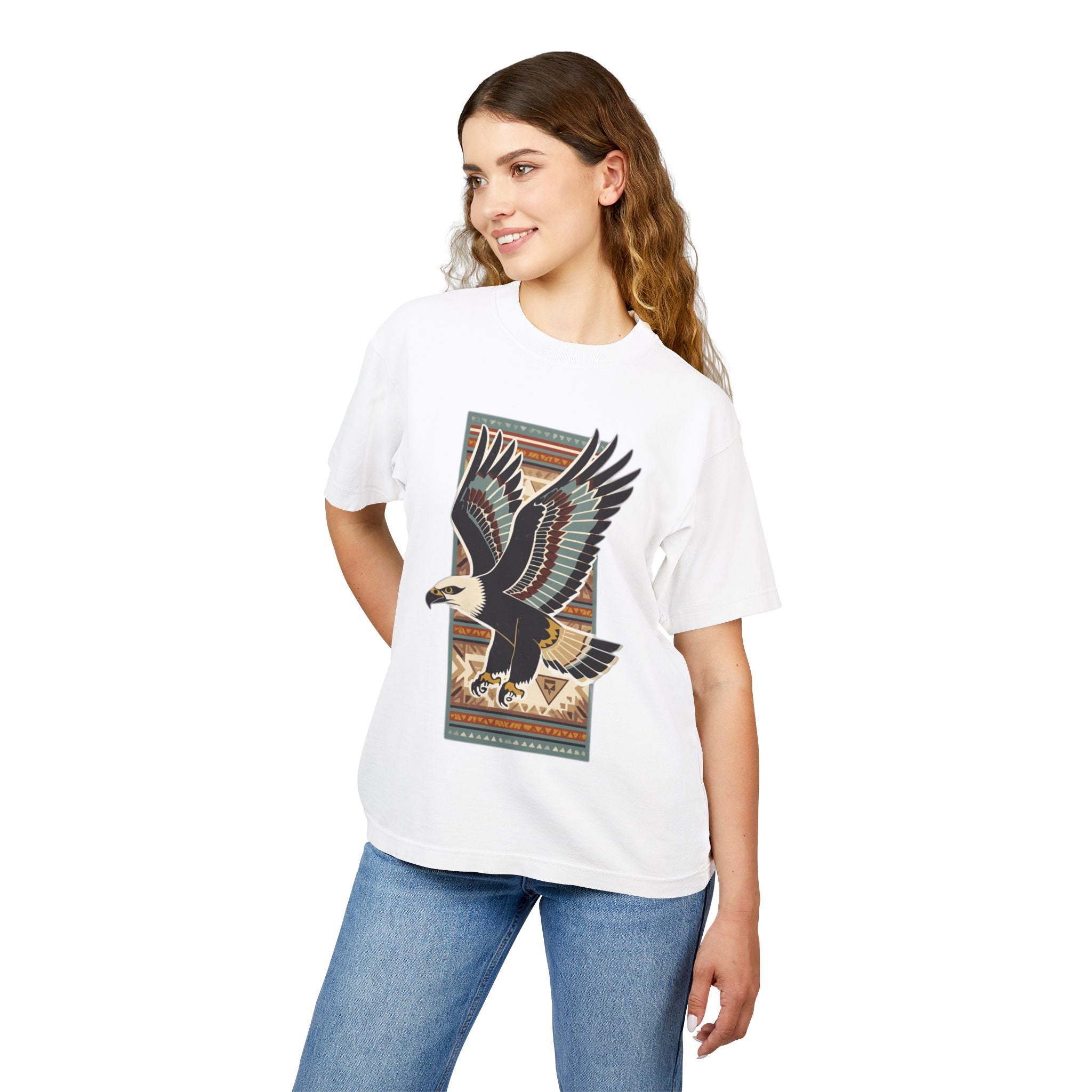 Eagle Graphic Tee — Vintage Southwestern Flying Eagle T‑Shirt