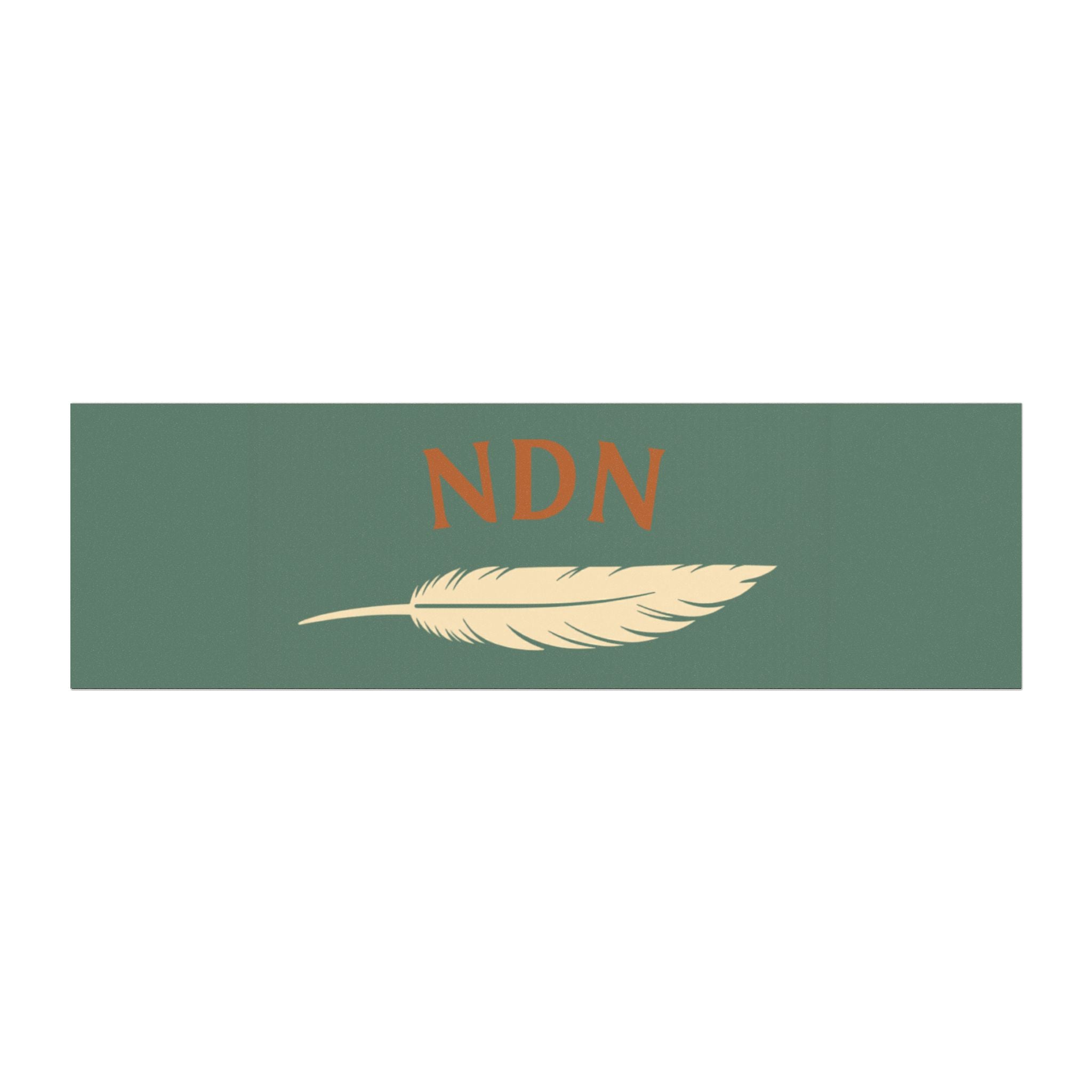 NDN Feather Car Magnet — Native Pride Magnetic Sign for Vehicles