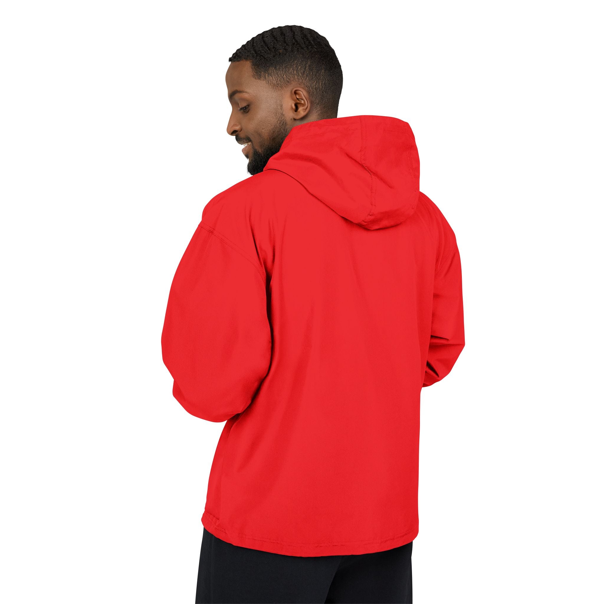 Packable Anorak Jacket — Yellow Windbreaker with Floral Patch
