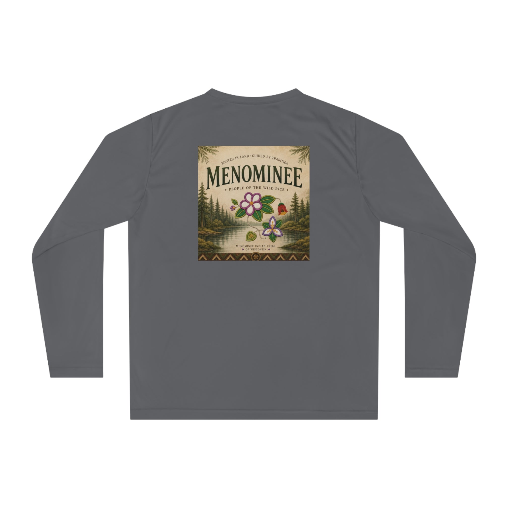Menominee Nature Graphic Long Sleeve Shirt