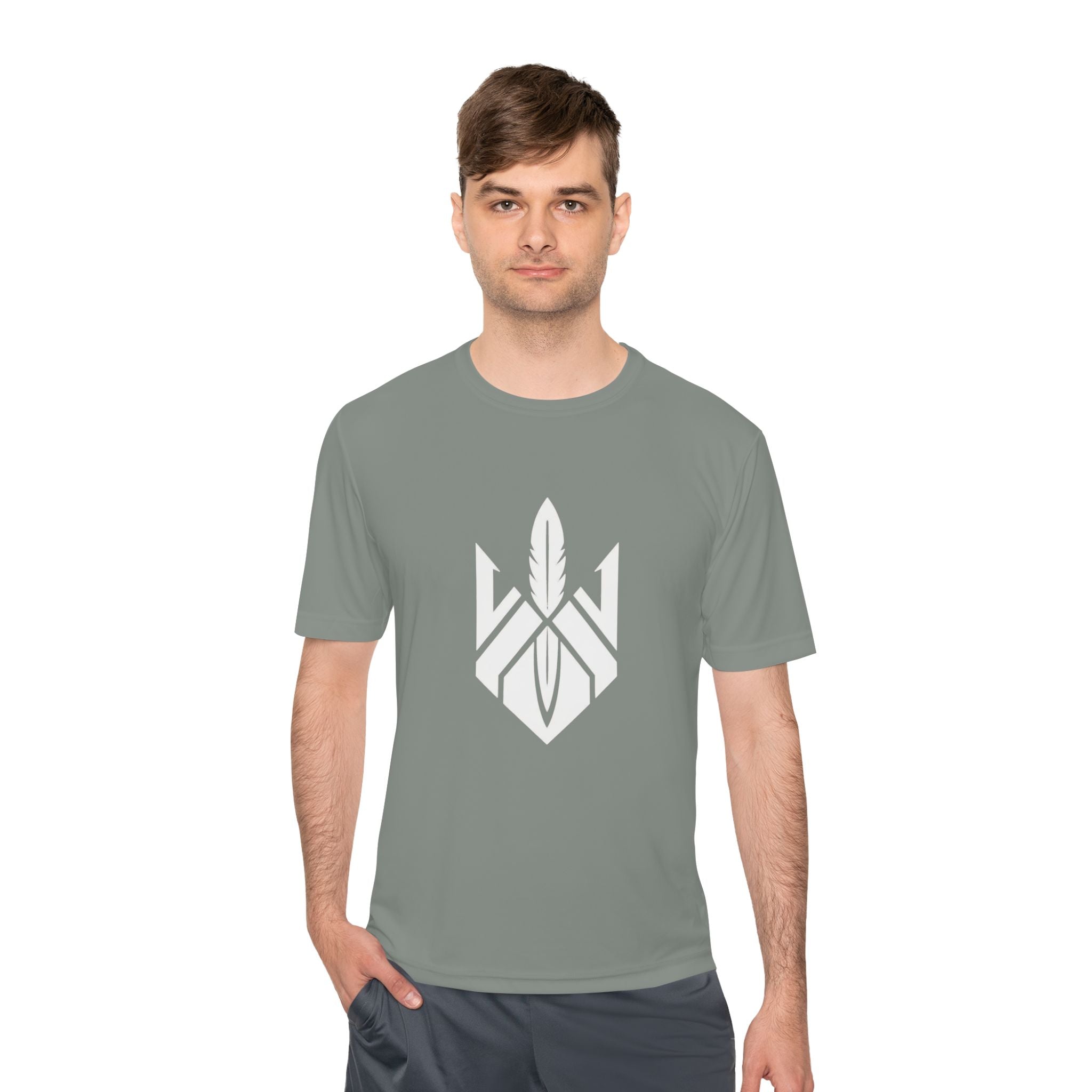Warrior Roots Active Tee — Logo Performance Shirt
