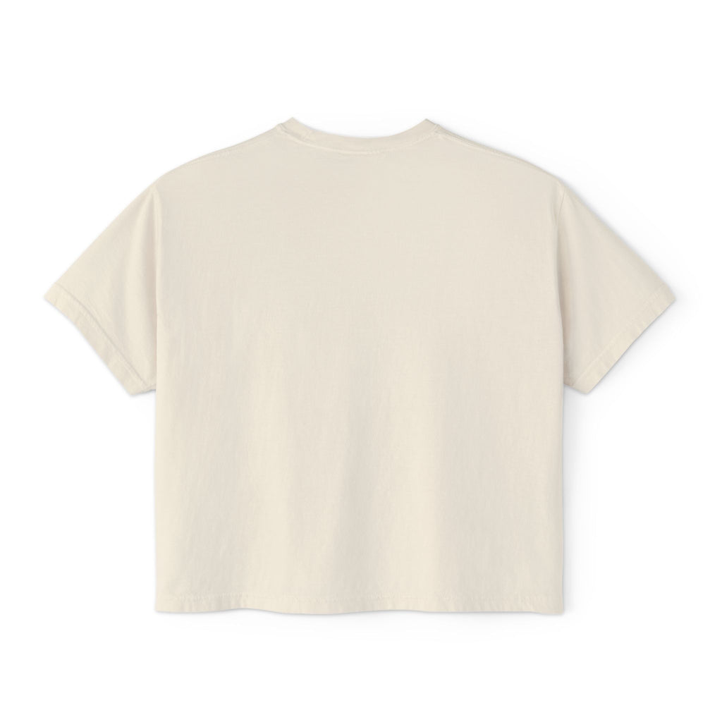 Women's Boxy Tee – Tribal Geometric Graphic