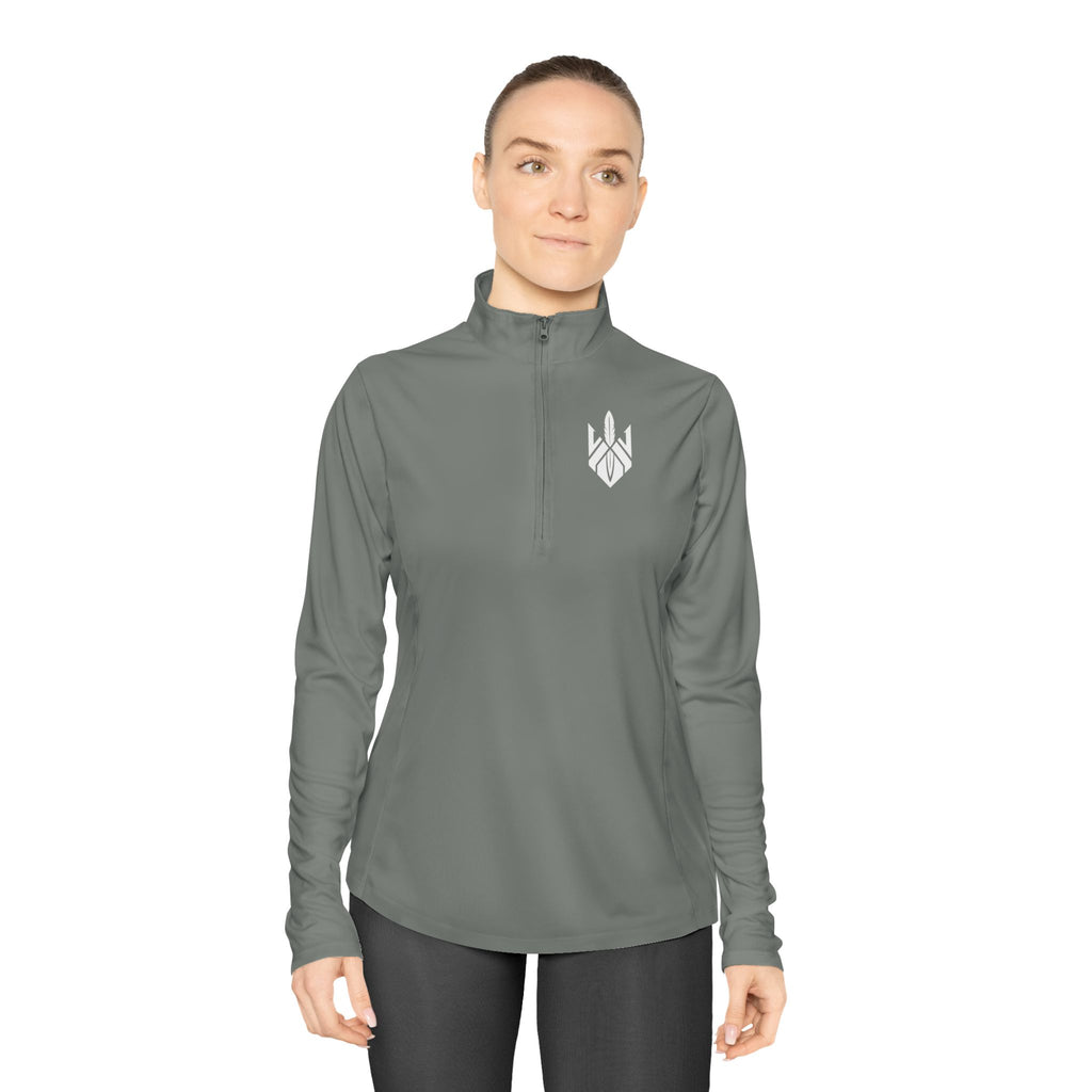 Ladies Quarter-Zip Pullover — Warriors Roots Active