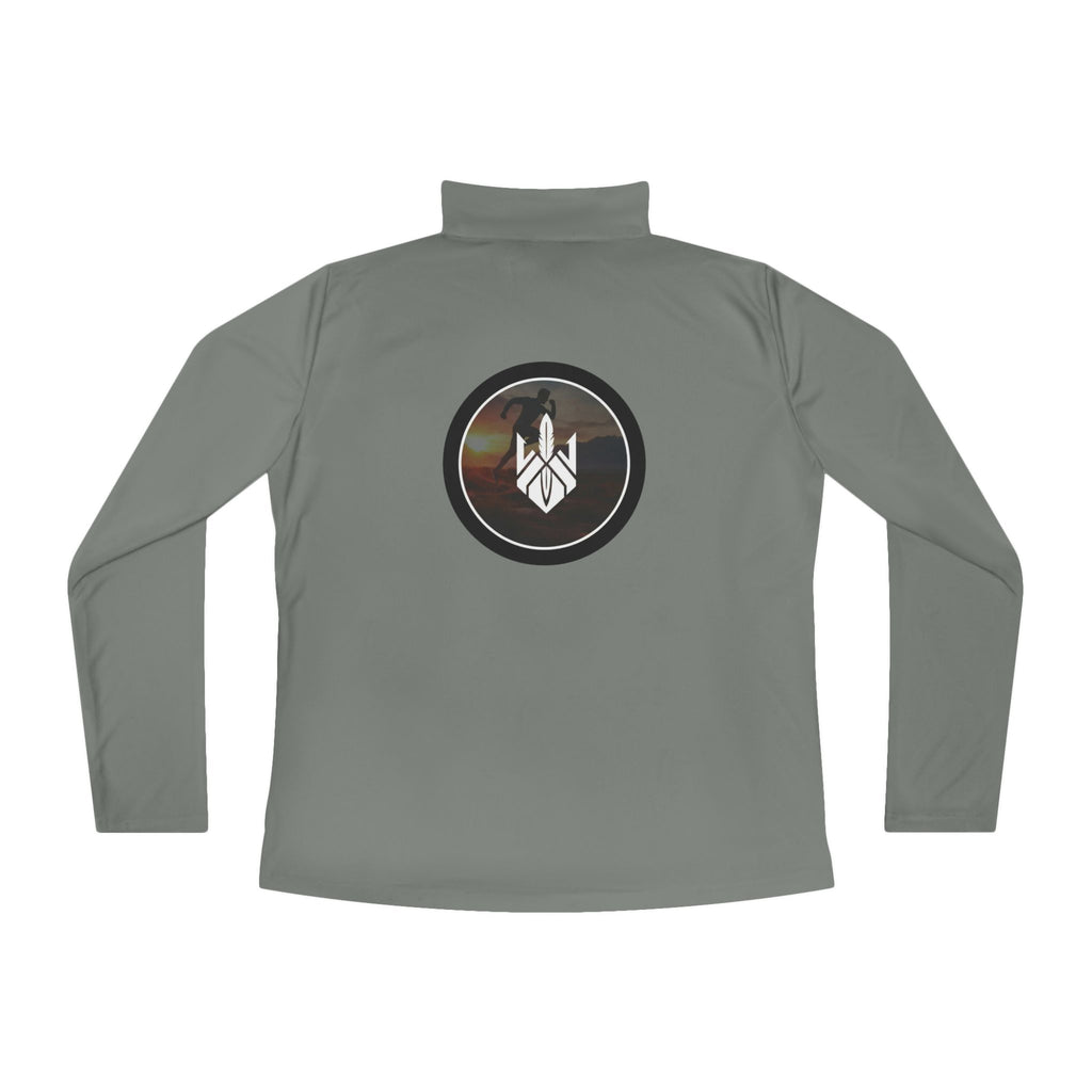 Ladies Quarter-Zip Pullover — Warriors Roots Active