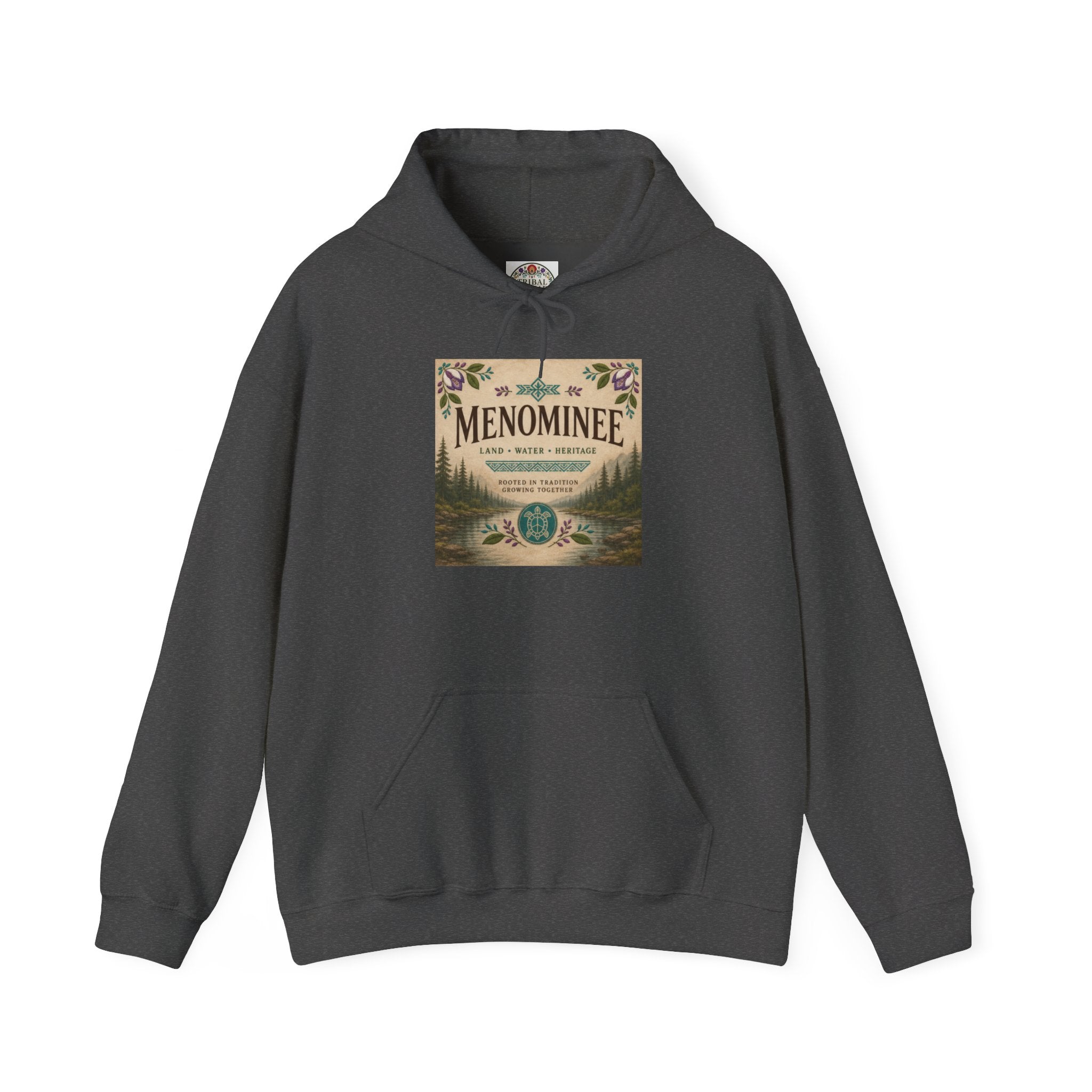 Menominee Hoodie — Vintage Tribal Eagle Native Pride Sweatshirt
