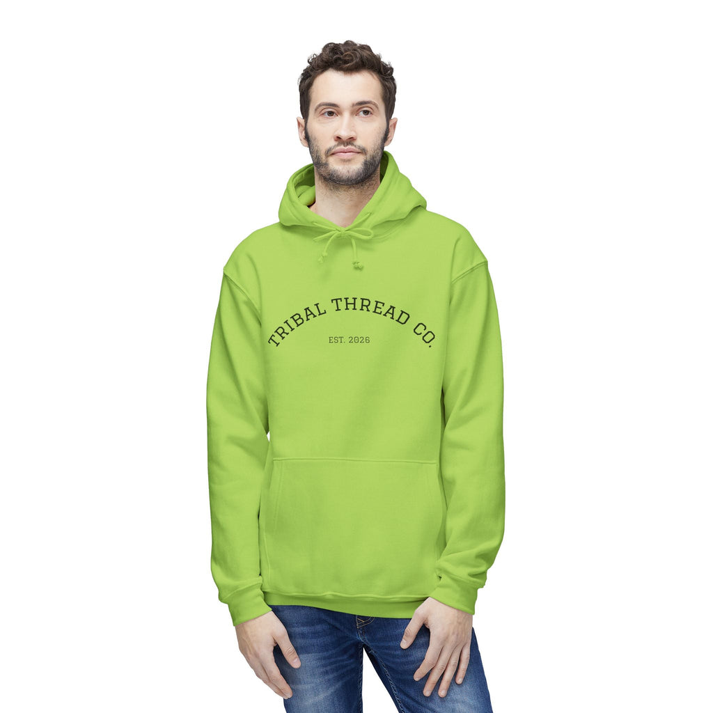 Tribal Thread Co. Graphic Hoodie — Geometric Spiritual Symbol Back Print